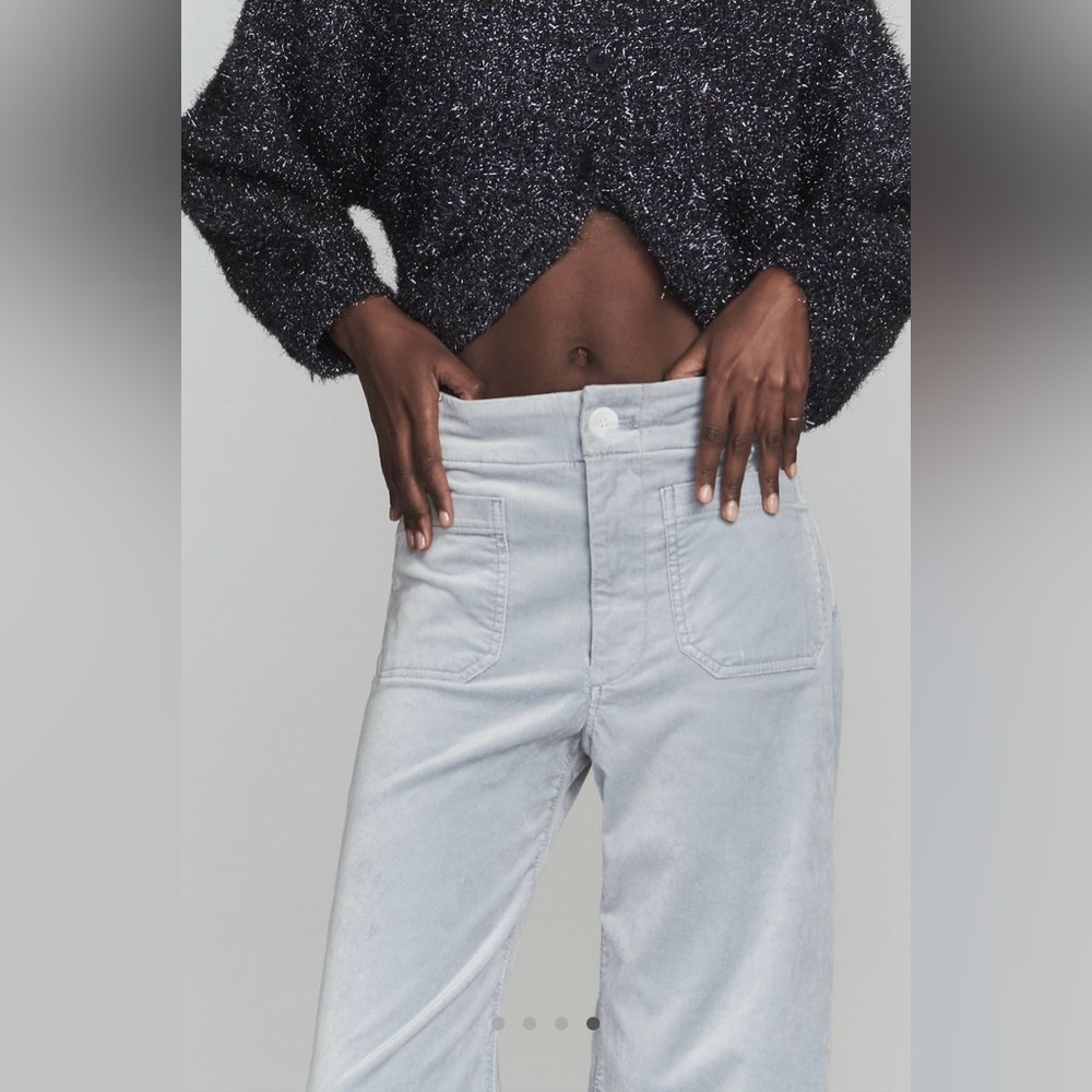 NWT Anthropologie Colette Full-Length Velvet Pants by Maeve